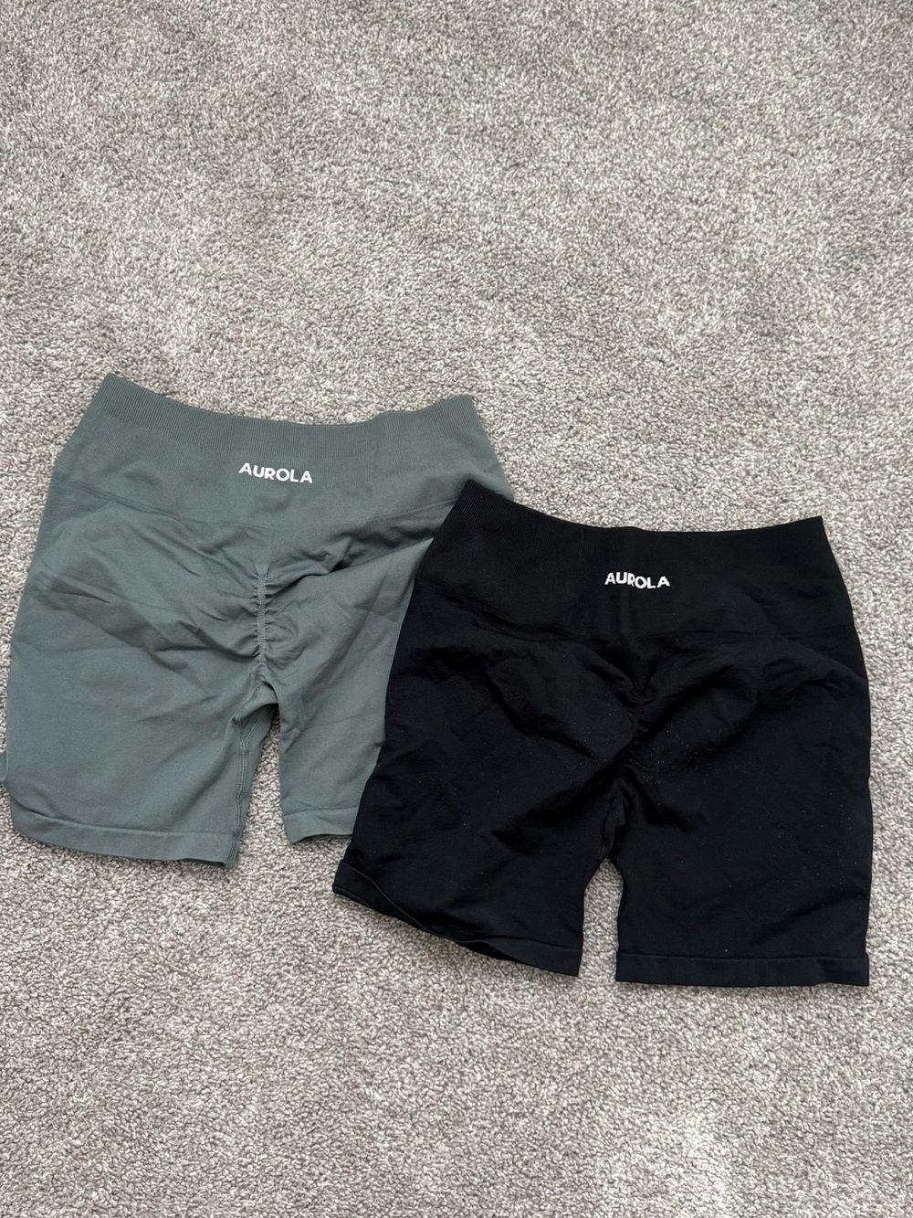 Aurola Gym Shorts - Black and Gray (2-Pack)
